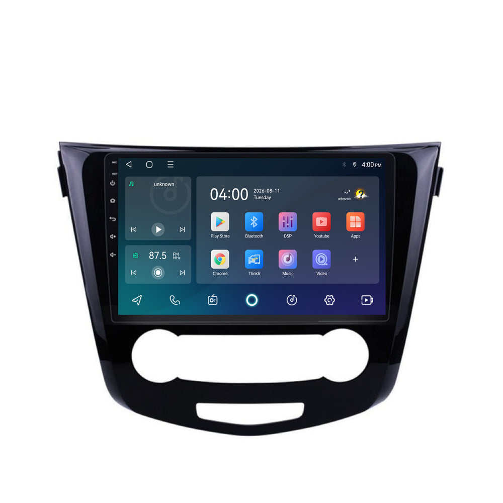 Nissan Qashqai CarPlay & Android Auto radio | 2014 t/m 2021 | 10 inch | Android 15 | Aircopaneel zonder scherm | CTX-7108