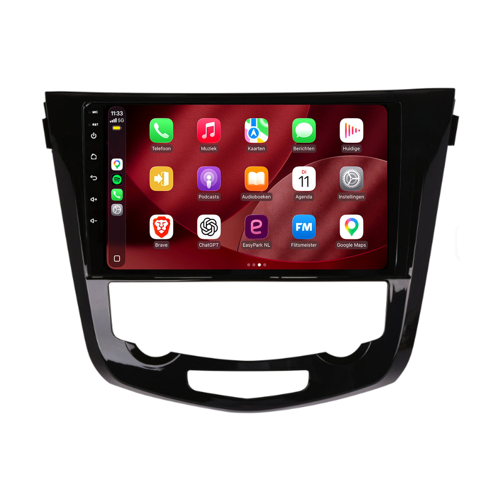 Nissan X-Trail CarPlay & Android Auto radio | 2014 t/m 2021 | 10 inch | Android 15 | Met fabrieksnavigatie | CTX-7107
