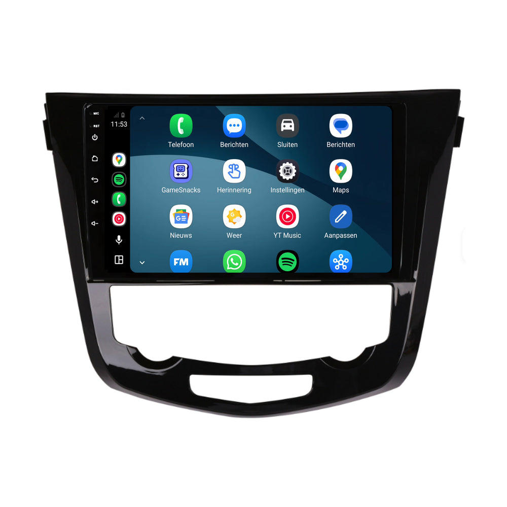 Nissan X-Trail CarPlay & Android Auto radio | 2014 t/m 2021 | 10 inch | Android 15 | Met fabrieksnavigatie | CTX-7107