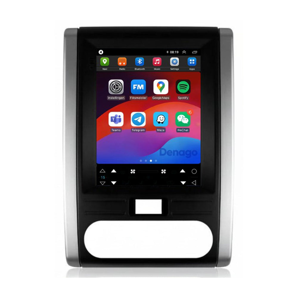 Nissan X-Trail CarPlay autoradio | 2008 t/m 2012 | Denago DNG-A422 | 9.7 inch Tesla Style | Android 13 | Draadloos CarPlay & Android Auto