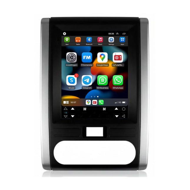 Nissan X-Trail Tesla Style | Android 13 | Autoradio | 2008 t/m 2013 | CarPlay & Android Auto