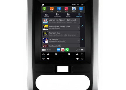 Nissan X-Trail Tesla Style | Android 13 | Autoradio | 2008 t/m 2013 | CarPlay & Android Auto