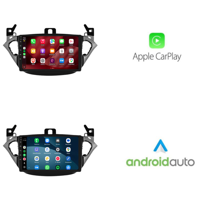 Autoradio Opel Adam con CarPlay e Android Auto | 2014–2019 | 9 pollici | Android 15 | CTX-7382