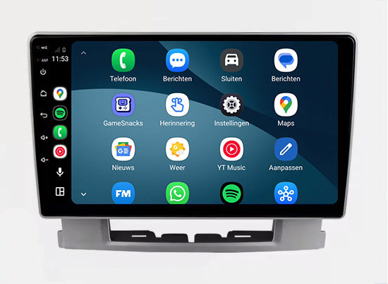 Opel Astra J CarPlay- och Android Auto-radio | 2009–2016 | 9 tum | Android 15 | CTX-7280