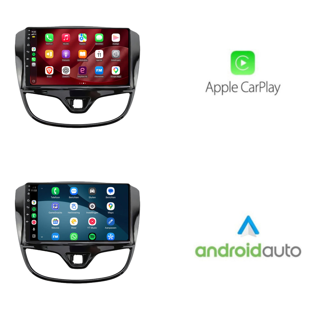 Opel Karl | Android 15 | 9 inch Autoradio | 2016 t/m 2020 | CarPlay & Android Auto