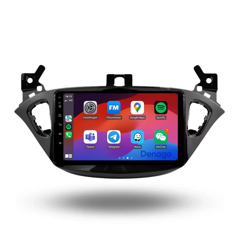 Opel Corsa CarPlay car radio | Denago DNG-A43 | 9 inches | Android 13 | Wireless CarPlay & Android Auto