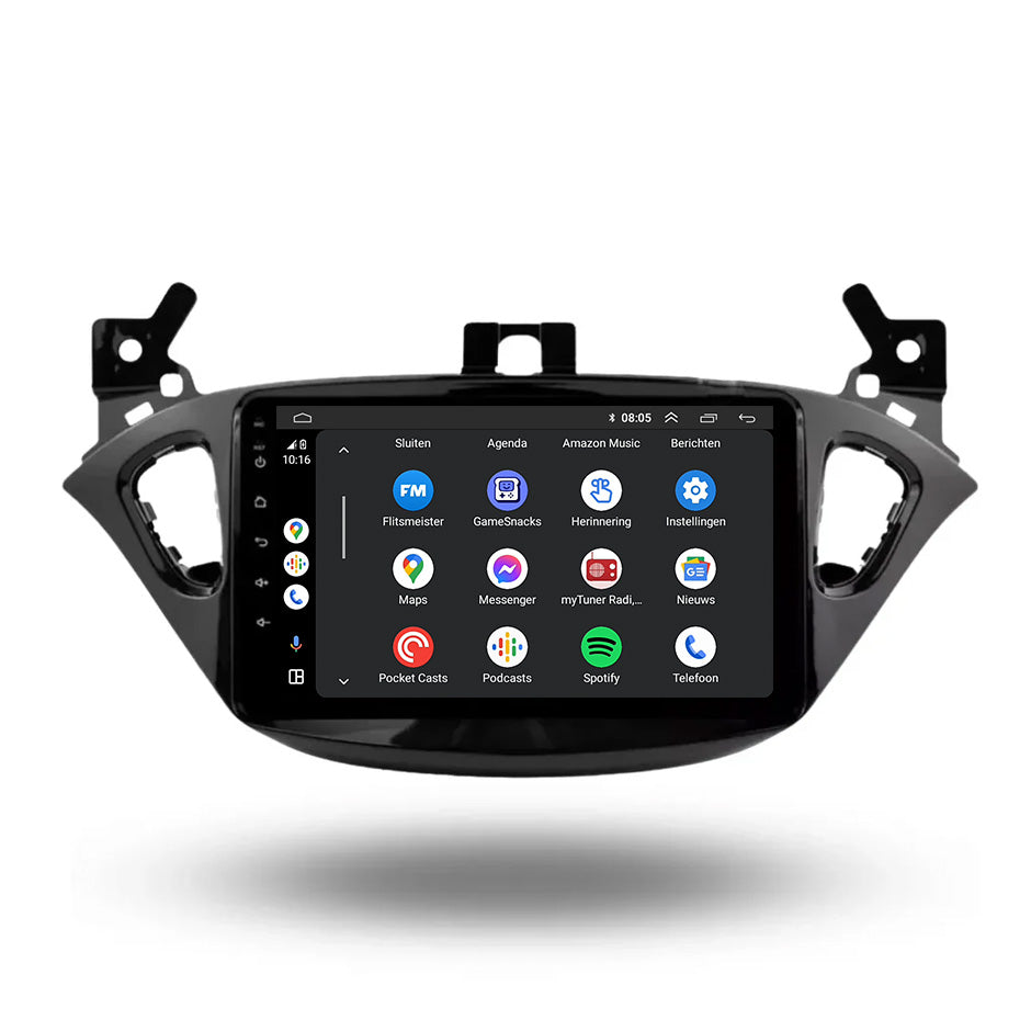 Opel Corsa | Android 13 | Autoradio | 2014 t/m 2019 | Carplay & Android Auto
