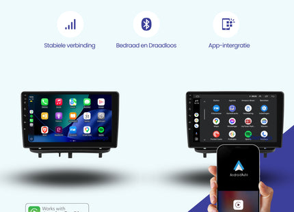 Opel Corsa D CarPlay autoradio | 2006 t/m 2013 | Denago DNG-A428 | 9 inch | Android 13 | Draadloos CarPlay & Android Auto