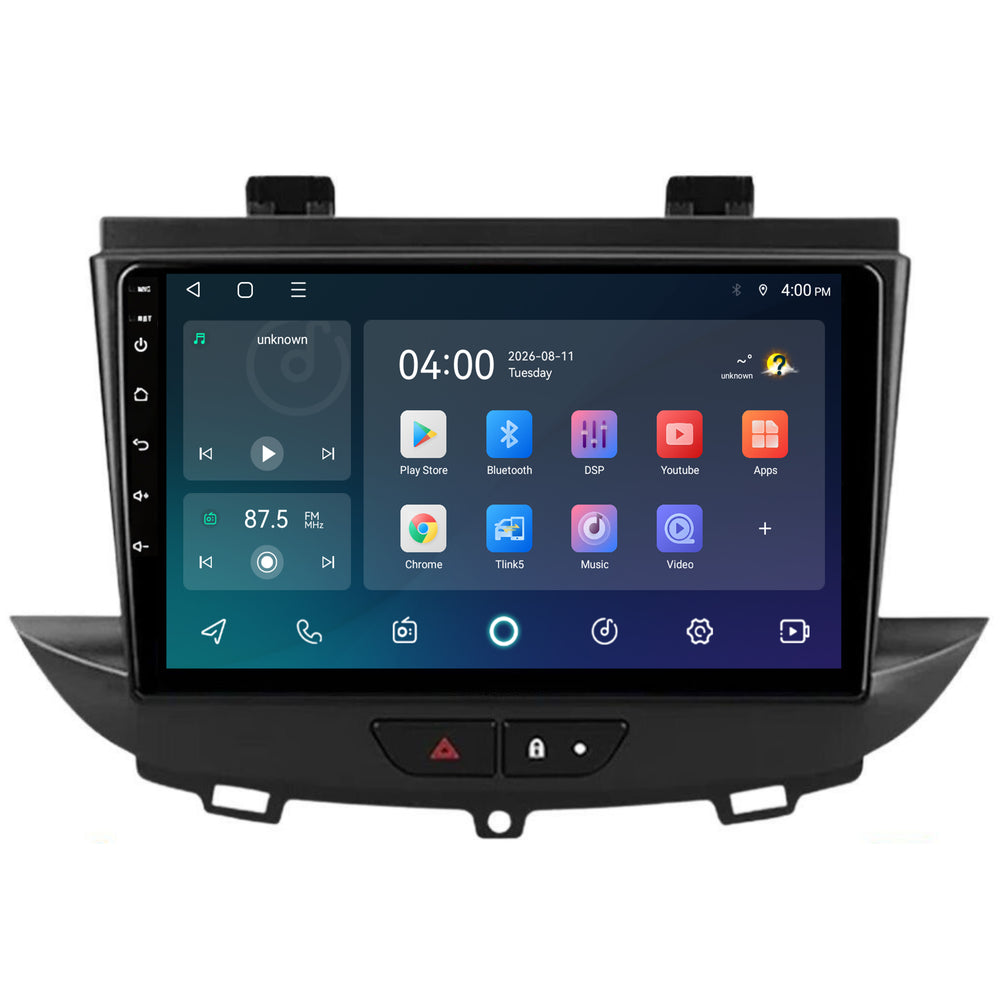 راديو Opel Crossland مع CarPlay وAndroid Auto | 2016–2020 | 9 بوصة | Android 15 | CTX-7330