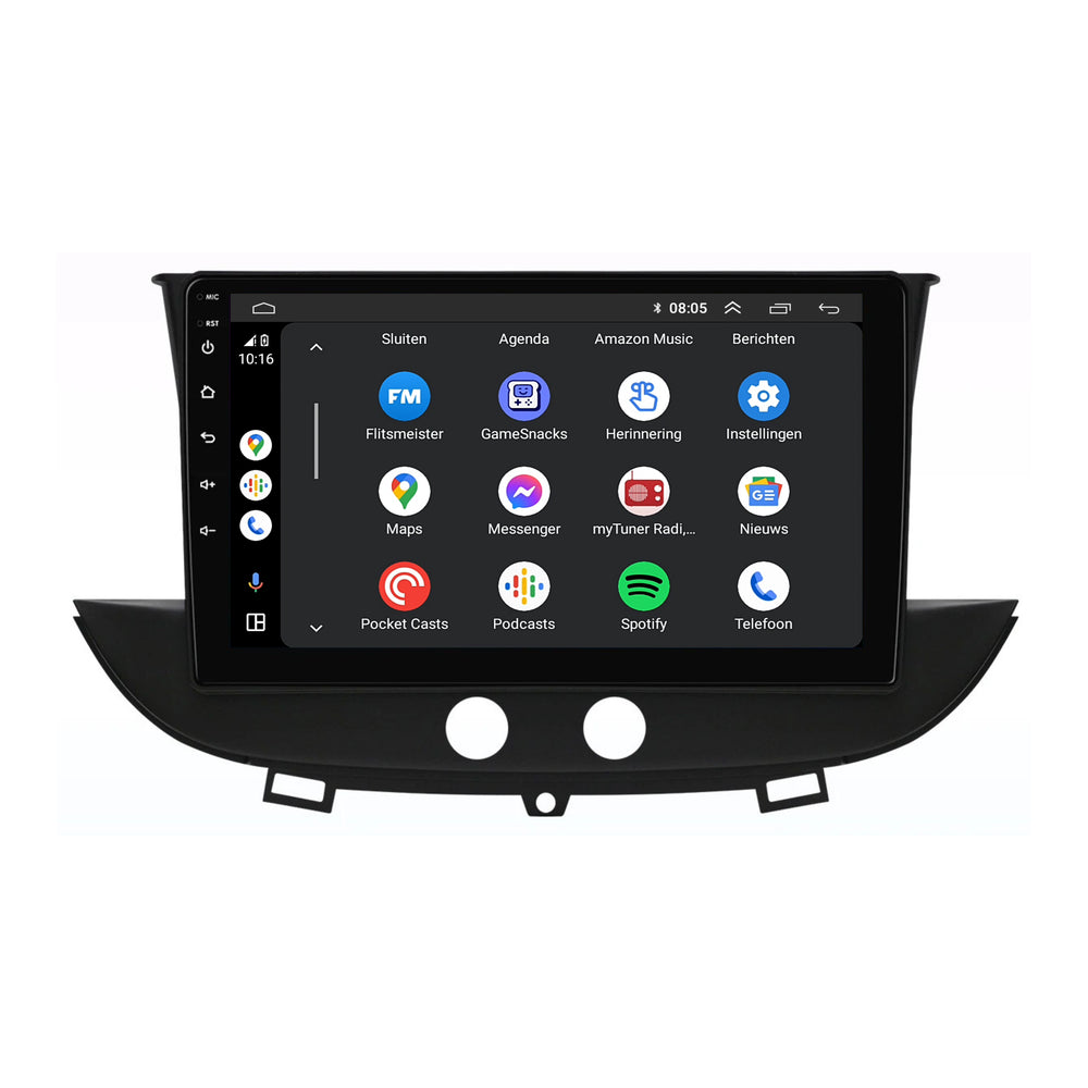 Opel GrandLand X | Android 13 | Autoradio | 2016 t/m 2020 | CarPlay & Android Auto