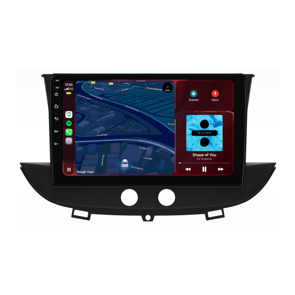 Opel Grandland X-radio med CarPlay og Android Auto | 2016–2020 | 9 tommer | Android 15 | CTX-7463