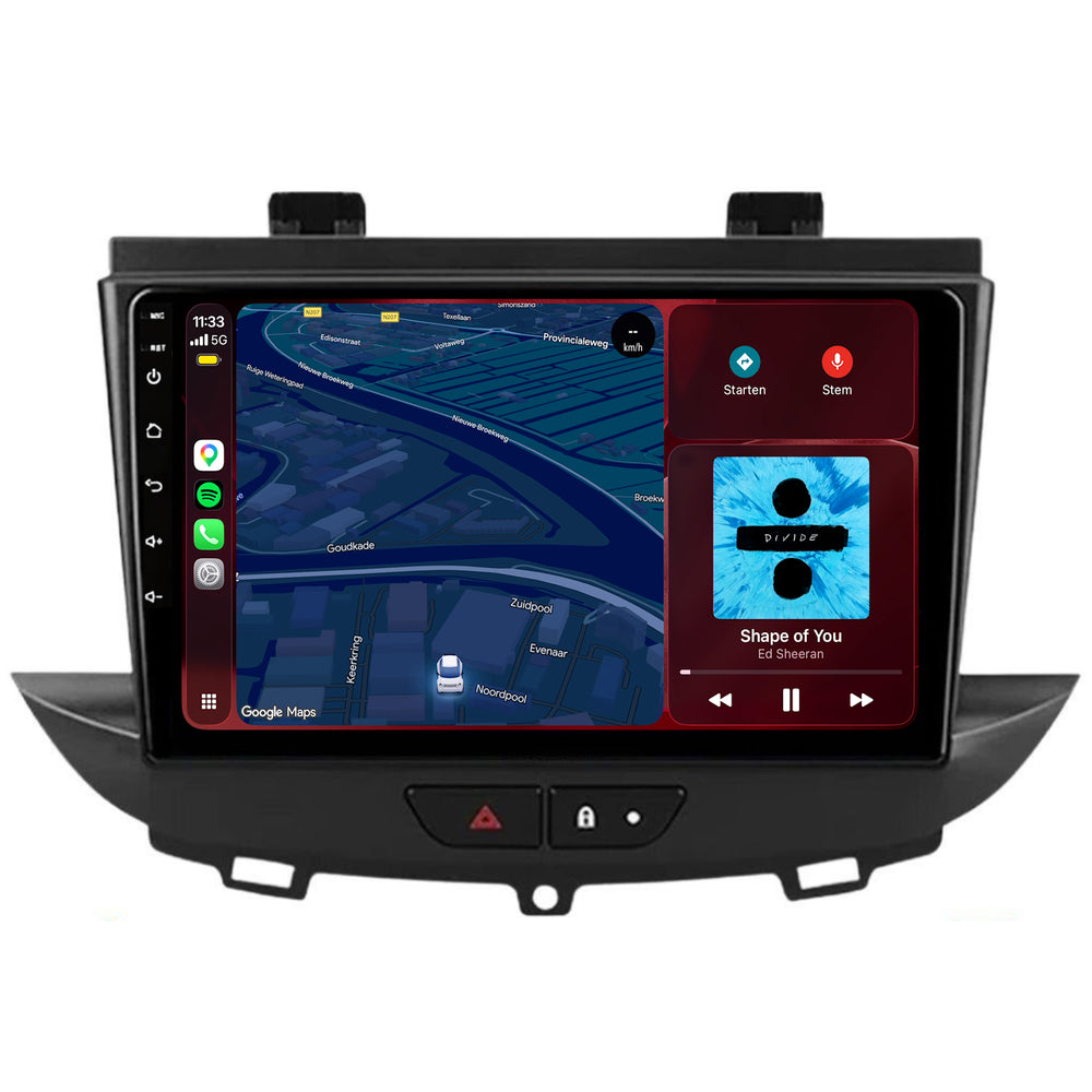 راديو Opel Grandland X مع CarPlay وAndroid Auto | 2016–2020 | 9 بوصات | Android 15 | CTX-7329