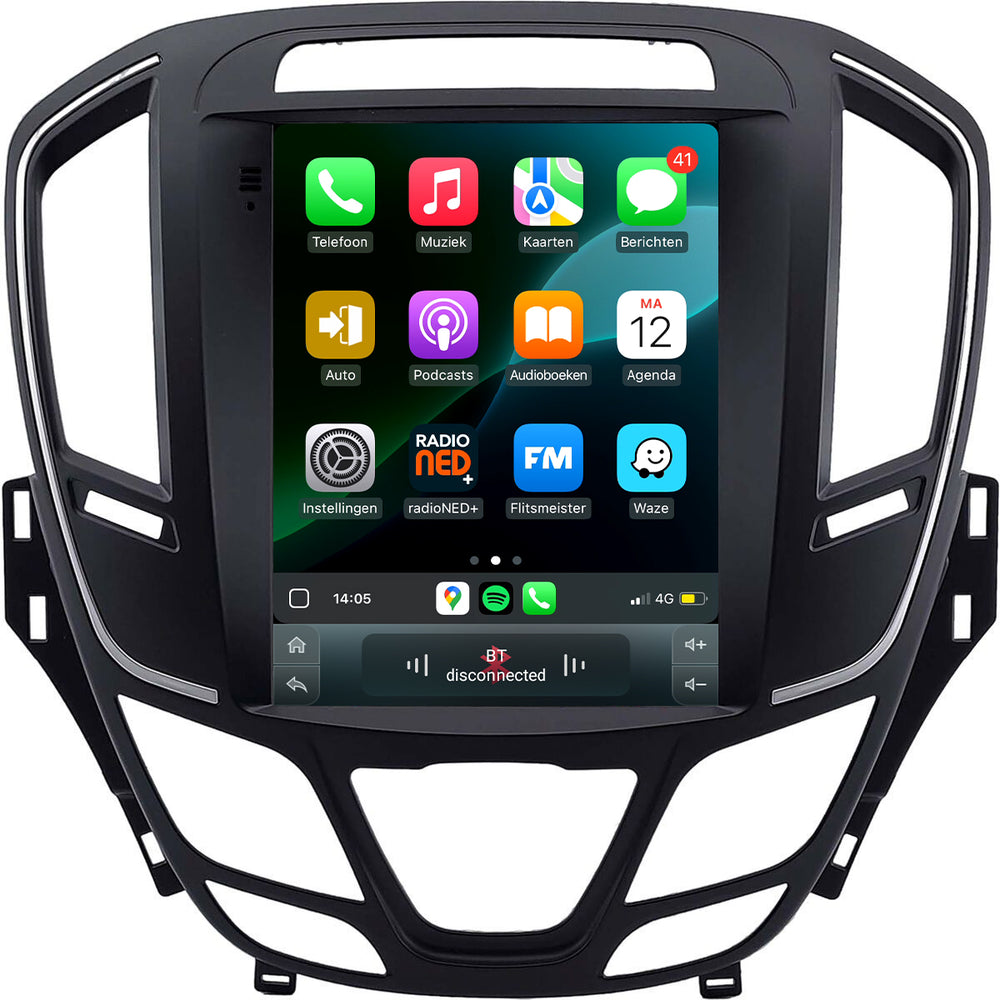 Cartronix Opel Insignia | 2013 t/m 2017 | Autoradio Navigatie | Apple CarPlay & Android Auto | Android 13 | Groot HD Scherm
