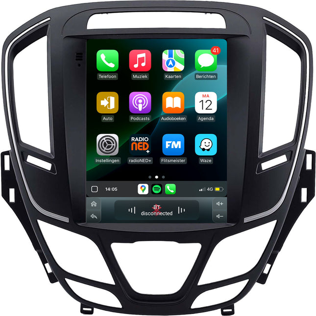 Cartronix Opel Insignia | 2013 t/m 2017 | Autoradio Navigatie | Apple CarPlay & Android Auto | Android 13 | Groot HD Scherm