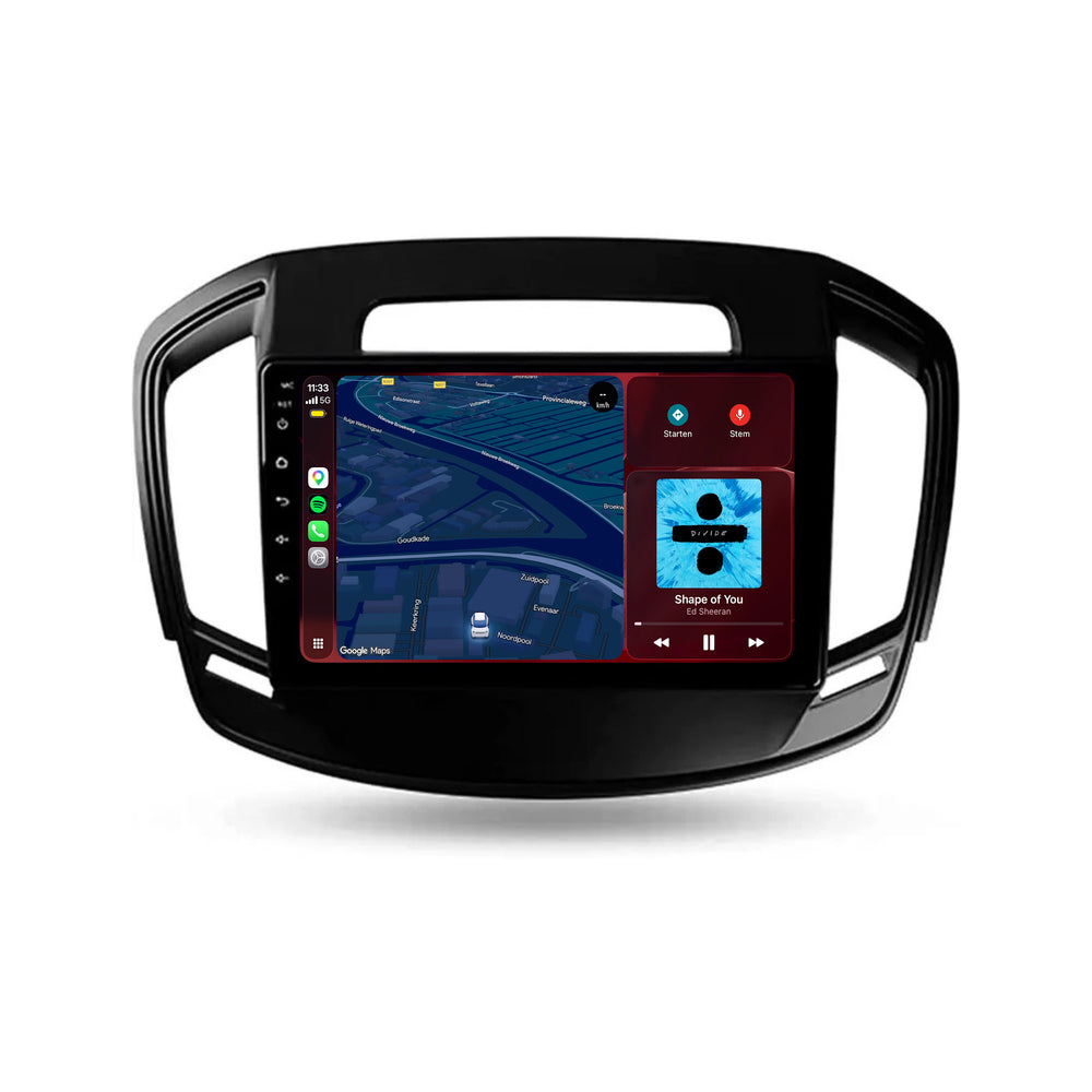 Autoradio Opel Insignia con CarPlay e Android Auto | 2008–2013 | 9 pollici | Android 15 | CTX-7279