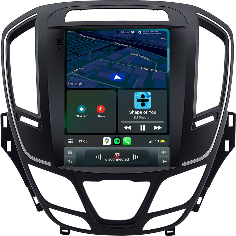 Cartronix Opel Insignia | 2013 t/m 2017 | Autoradio Navigatie | Apple CarPlay & Android Auto | Android 13 | Groot HD Scherm