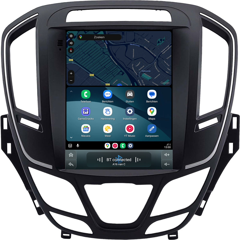 Cartronix Opel Insignia | 2013 t/m 2017 | Autoradio Navigatie | Apple CarPlay & Android Auto | Android 13 | Groot HD Scherm