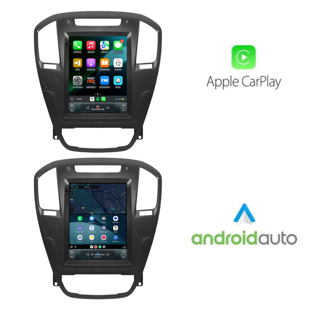 Cartronix Opel Insignia | 2008 to 2013 | Car radio Navigation | Apple CarPlay & Android Auto | Android 13 | Large HD Screen