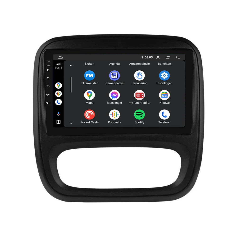 Renault Trafic 3 | Android 13 | Autoradio | 2014 t/m 2021 | CarPlay & Android Auto