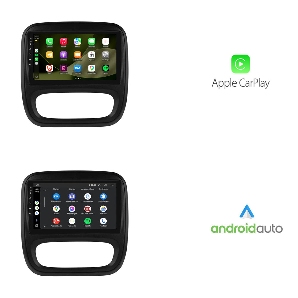 Renault Trafic 3 | Android 13 | Autoradio | 2014 t/m 2021 | CarPlay & Android Auto