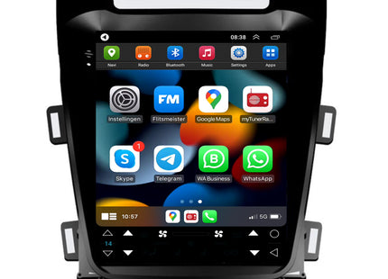 Opel Zafira C Tesla Style | Android 13 | Autoradio | 2012 t/m 2016 | CarPlay & Android Auto