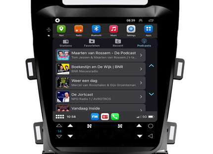 Opel Zafira C Tesla Style | Android 13 | Autoradio | 2012 t/m 2016 | CarPlay & Android Auto