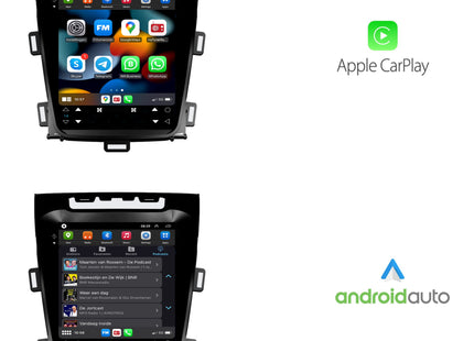 Opel Zafira C Tesla Style | Android 13 | Autoradio | 2012 t/m 2016 | CarPlay & Android Auto