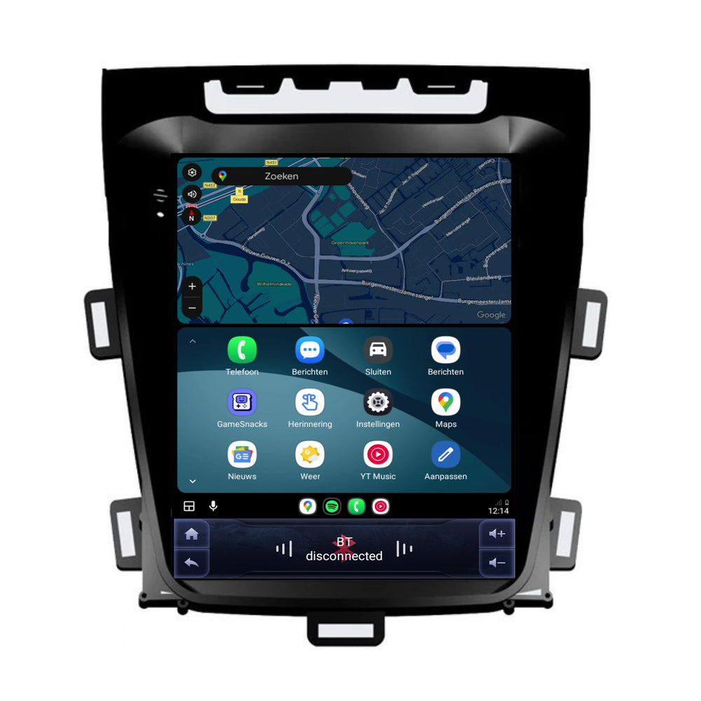 Opel Zafira C-radio med CarPlay og Android Auto | 2012–2016 | 9.7 inch | Android 15 | CTX-7415