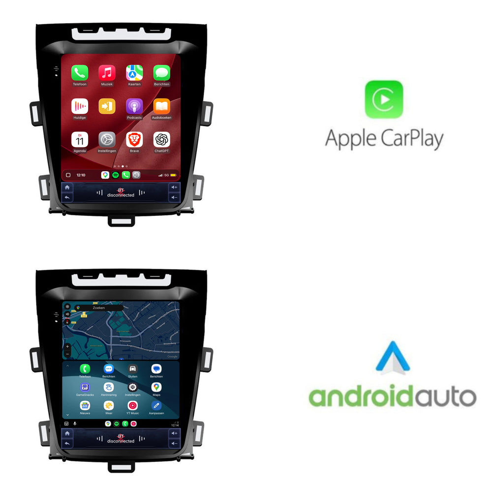 Opel Zafira C-radio med CarPlay og Android Auto | 2012–2016 | 9.7 inch | Android 15 | CTX-7415