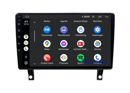 Opel Antara CarPlay autoradio | 2006 t/m 2015 | Denago DNG-A429 | 9 inch | Android 13 | Draadloos CarPlay & Android Auto