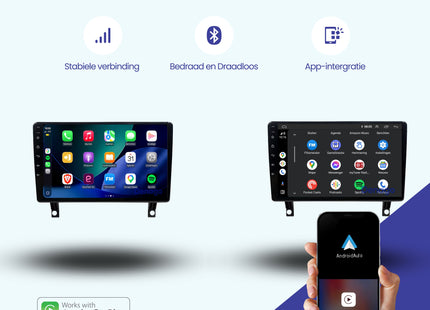 Opel Antara CarPlay autoradio | 2006 t/m 2015 | Denago DNG-A429 | 9 inch | Android 13 | Draadloos CarPlay & Android Auto