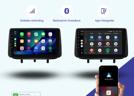 Opel Meriva CarPlay autoradio | 2010 t/m 2017 | Denago DNG-A409 | 9 inch | Android 13 | Draadloos CarPlay & Android Auto