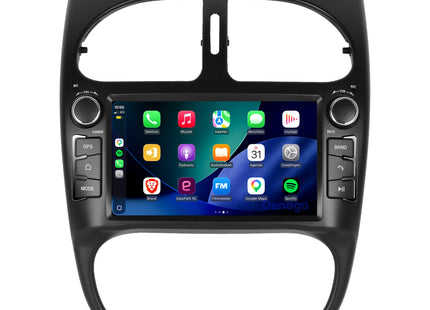 Peugeot 206 CarPlay autoradio | 2000 t/m 2008 | Denago DNG-6447 | 9 inch | Android 13 | Draadloos CarPlay & Android Auto