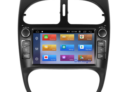 Peugeot 206 CarPlay autoradio | 2000 t/m 2008 | Denago DNG-6447 | 9 inch | Android 13 | Draadloos CarPlay & Android Auto