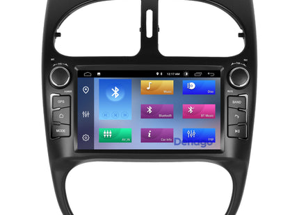 Peugeot 206 CarPlay autoradio | 2000 t/m 2008 | Denago DNG-6447 | 9 inch | Android 13 | Draadloos CarPlay & Android Auto