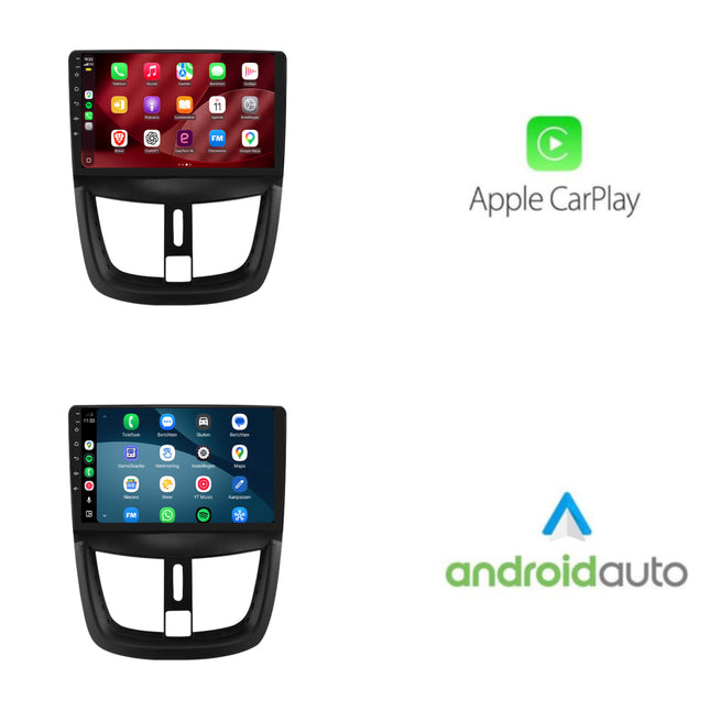Peugeot 207 | Android 15 | 9 inch Autoradio | 2006 t/m 2015 | CarPlay & Android Auto