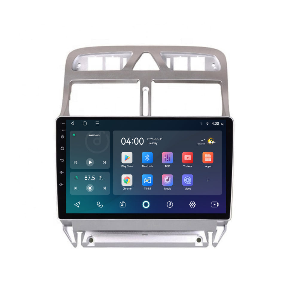 Peugeot 307 CarPlay & Android Auto radio | 2001 t/m 2013 | 9 inch | Android 15 | CTX-7162