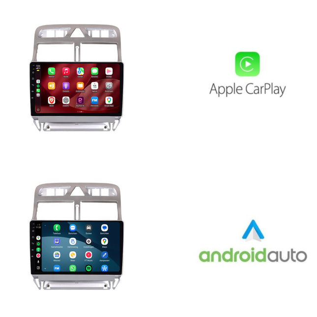 Peugeot 307 CarPlay & Android Auto radio | 2001 t/m 2013 | 9 inch | Android 15 | CTX-7162