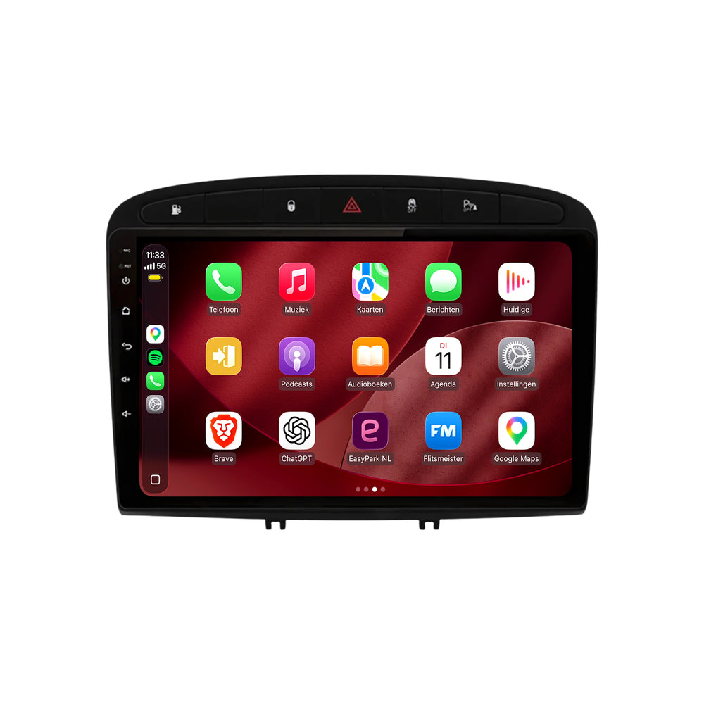 Autoradio Peugeot 308 e 408 con CarPlay e Android Auto | 2007–2013 | 9 pollici | Android 15 | CTX-7242