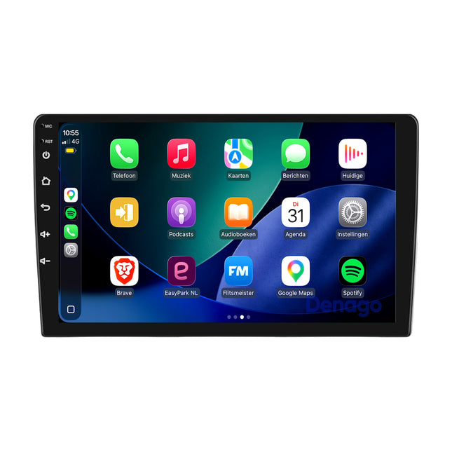Peugeot 308 CarPlay autoradio | 2013 t/m 2021 | Denago DNG-A504 | 9 inch | Android 13 | Draadloos CarPlay & Android Auto
