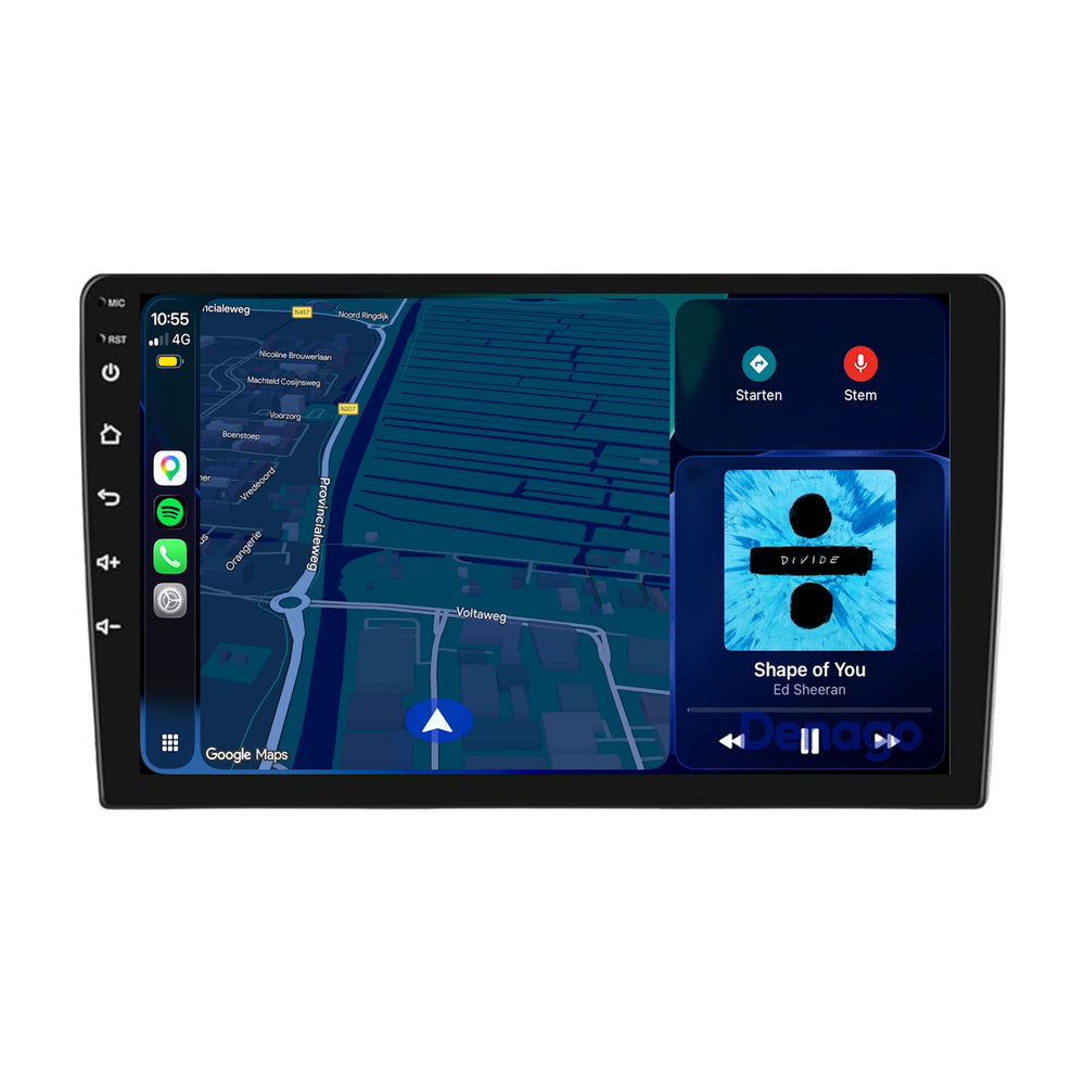 Peugeot 308 CarPlay autoradio | 2013 t/m 2021 | Denago DNG-A504 | 9 inch | Android 13 | Draadloos CarPlay & Android Auto