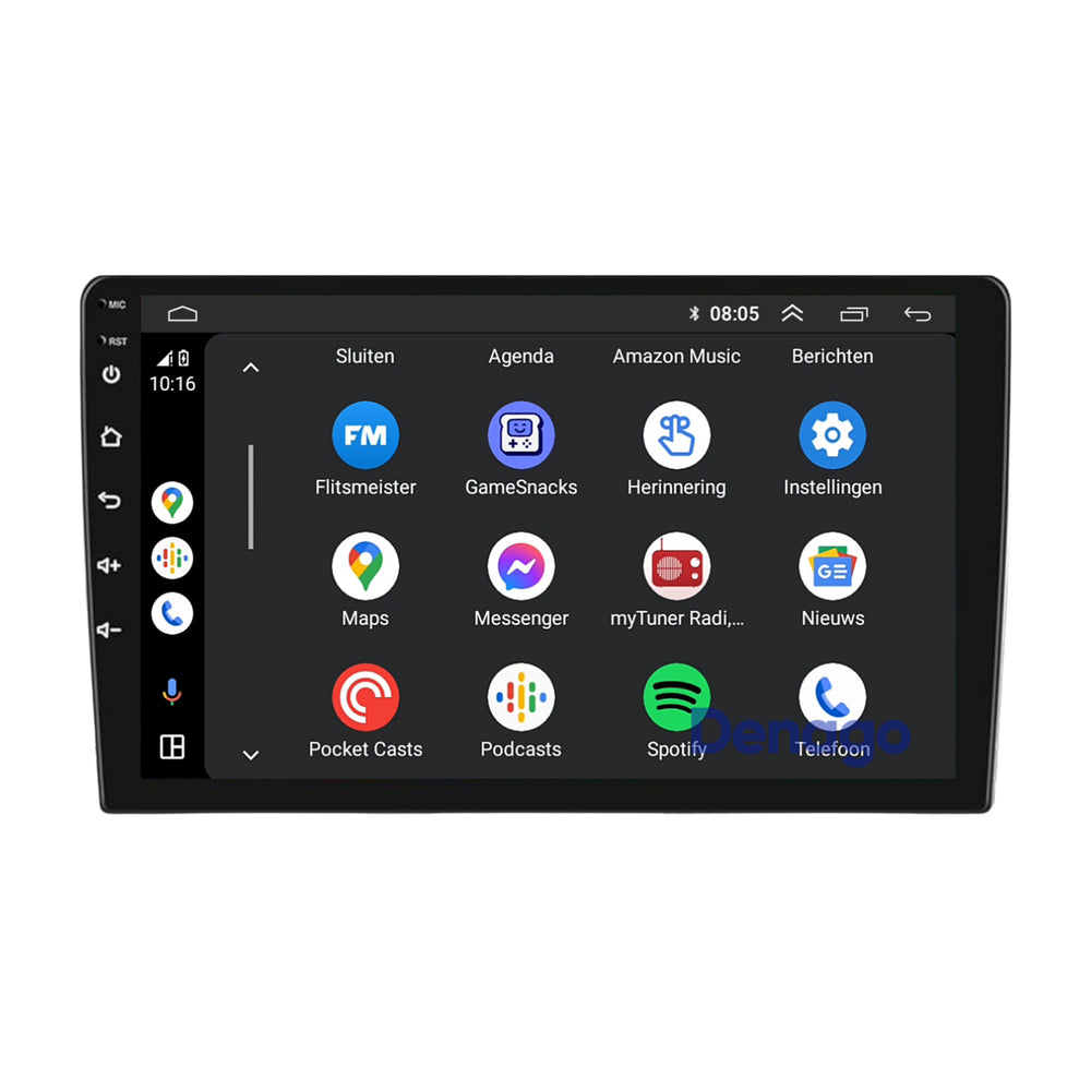 Peugeot 308 CarPlay autoradio | 2013 t/m 2021 | Denago DNG-A504 | 9 inch | Android 13 | Draadloos CarPlay & Android Auto