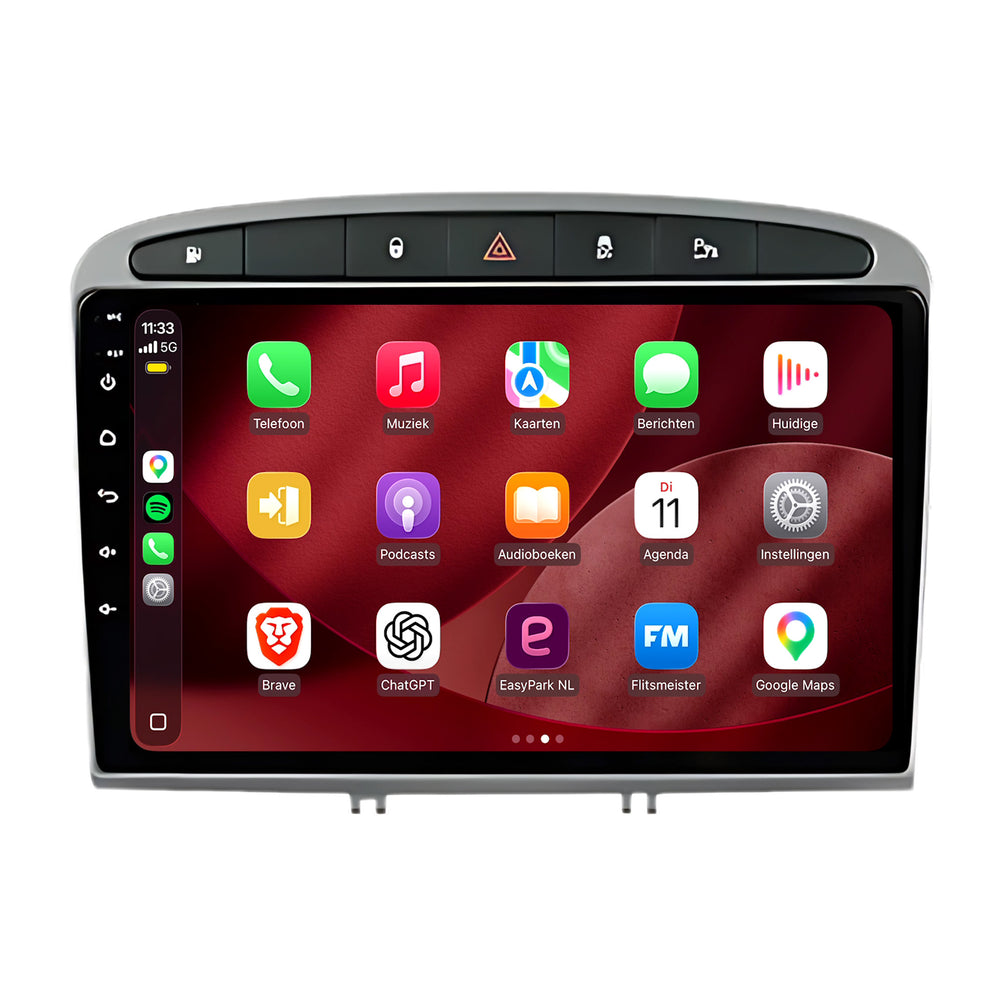 Peugeot 308 & 408 | Android 15 | 9 inch Autoradio | 2007 t/m 2020 | CarPlay & Android Auto