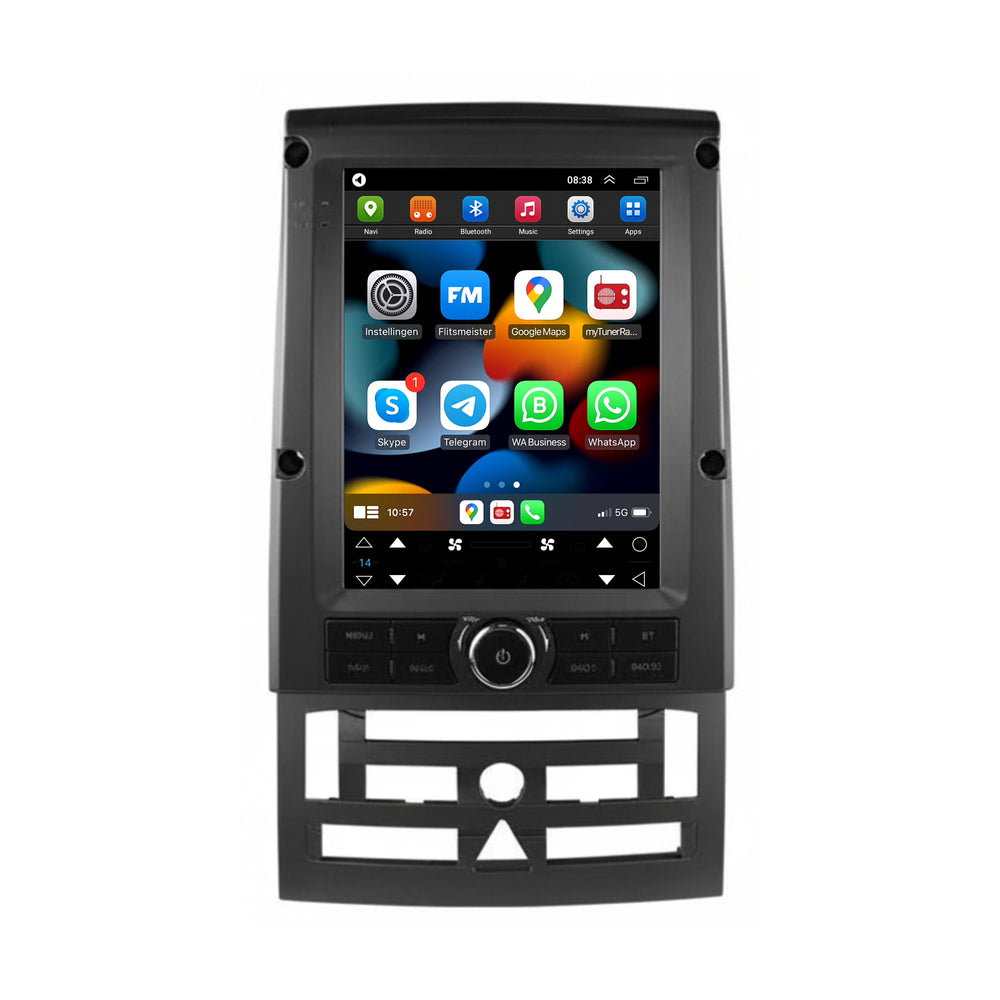 Peugeot 407 Tesla Style | Android 13 | Car radio | 2004 to 2011 | CarPlay & Android Auto