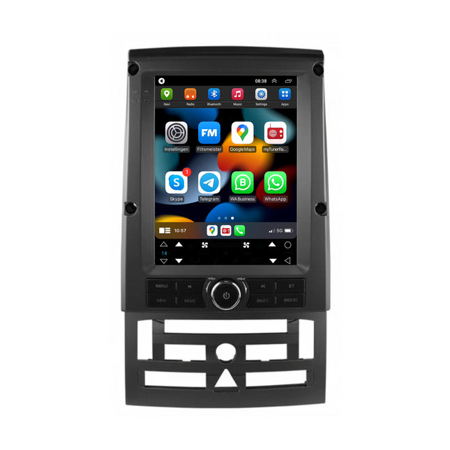 Peugeot 407 Tesla Style | Android 13 | Autoradio | 2004 t/m 2011 | CarPlay & Android Auto