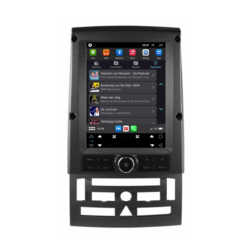 Peugeot 407 Tesla Style | Android 13 | Car radio | 2004 to 2011 | CarPlay & Android Auto