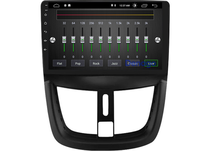 Peugeot 206+ CarPlay autoradio | 2009 t/m 2013 | Denago DNG-A398 | 9 inch | Android 13 | Draadloos CarPlay & Android Auto
