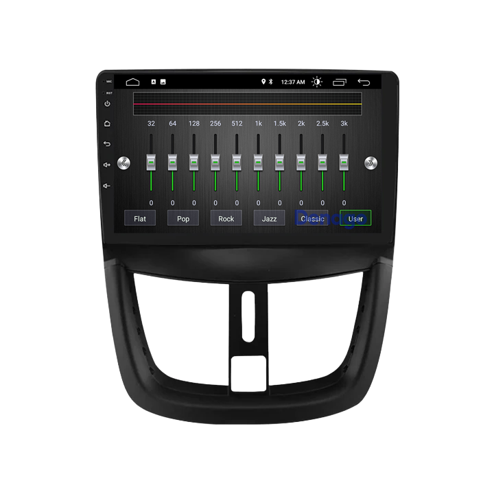 Autoradio CarPlay pour Peugeot 207 (2006-2015) | Denago DNG-A19 | Écran 9 pouces | Android 13 | CarPlay sans fil & Android Auto