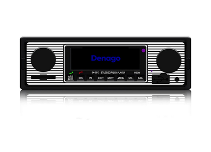 1-Din Autoradio | Bluetooth & USB | Klassiek