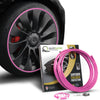 Protección de ruedas Alloygator | Rosa | Protección para bordillos | Exclusiva (12-24 pulgadas)
